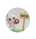 くりくりおめめ猫ちゃんダイビングキャッチ（個別スタンプ：2）