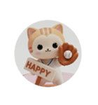 くりくりおめめ猫ちゃんダイビングキャッチ（個別スタンプ：8）