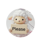 ひつじひつじカプセルトイ（個別スタンプ：4）