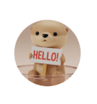 カワウソカワウソカプセルトイ(丸型)（個別スタンプ：3）