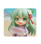 ビーチの精霊みなみちゃん（個別スタンプ：2）