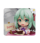 勉強中みなみちゃんカプセルトイ（個別スタンプ：1）