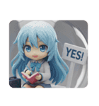 勉強中みなみちゃんカプセルトイ（個別スタンプ：2）