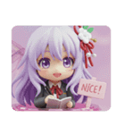 勉強中みなみちゃんカプセルトイ（個別スタンプ：5）