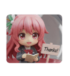 勉強中みなみちゃんカプセルトイ（個別スタンプ：6）