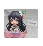 勉強中みなみちゃんカプセルトイ（個別スタンプ：7）