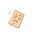 黄色カクカク（個別スタンプ：1）