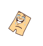 黄色カクカク（個別スタンプ：3）