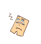 黄色カクカク（個別スタンプ：4）