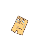 黄色カクカク（個別スタンプ：7）
