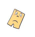 黄色カクカク（個別スタンプ：8）