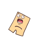 黄色カクカク（個別スタンプ：10）