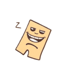 黄色カクカク（個別スタンプ：11）