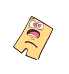 黄色カクカク（個別スタンプ：13）