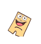 黄色カクカク（個別スタンプ：15）