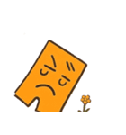 黄色カクカク（個別スタンプ：16）