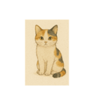 おすまし猫です(^-^)（個別スタンプ：3）