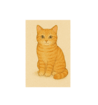 おすまし猫です(^-^)（個別スタンプ：4）
