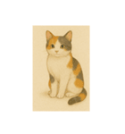 おすまし猫です(^-^)（個別スタンプ：8）
