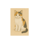 おすまし猫です(^-^)（個別スタンプ：16）
