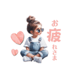 サングラスGIRL′S（個別スタンプ：7）