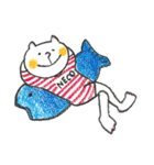 しあわせネコちゃんの夏休み（個別スタンプ：3）