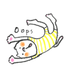 しあわせネコちゃんの夏休み（個別スタンプ：28）