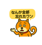 ふきだし日本犬スタンプ（個別スタンプ：12）