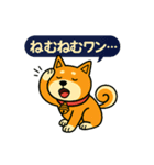 ふきだし日本犬スタンプ（個別スタンプ：18）