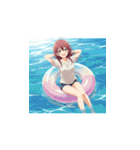 永遠の夏のヒロイン（個別スタンプ：14）