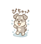 雨の日あまシュナ（個別スタンプ：3）