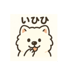 サモエドスタンプ(モフモフバージョン)（個別スタンプ：39）