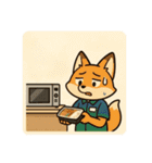 こじらせコンちゃん〜コンビニバイト編〜（個別スタンプ：36）
