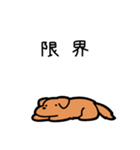 いつでも使えるゴールデンレトリバー（茶）（個別スタンプ：8）