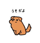 いつでも使えるゴールデンレトリバー（茶）（個別スタンプ：13）