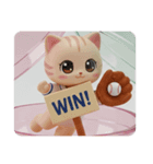 ダイビング猫ちゃん(四角型)（個別スタンプ：5）