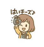 ぱちこのゆるふわカメラ日記（個別スタンプ：1）