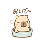 ぬくピバラの温泉まったりスタンプ（個別スタンプ：2）