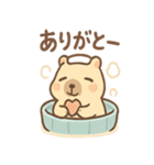 ぬくピバラの温泉まったりスタンプ（個別スタンプ：13）
