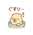 ぬくピバラの温泉まったりスタンプ（個別スタンプ：20）