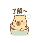 ぬくピバラの温泉まったりスタンプ（個別スタンプ：23）