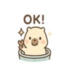 ぬくピバラの温泉まったりスタンプ（個別スタンプ：28）