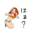 ピンナップガールたち（個別スタンプ：18）