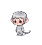 サルのゆるっとワークライフ（個別スタンプ：16）