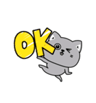 ねこ依存挨拶ほんのりゆるい（個別スタンプ：5）
