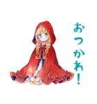 赤ずきんちゃんのメルヘン日常♡（個別スタンプ：8）