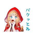 赤ずきんちゃんのメルヘン日常♡（個別スタンプ：10）