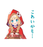 赤ずきんちゃんのメルヘン日常♡（個別スタンプ：12）