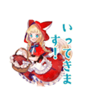 赤ずきんちゃんのメルヘン日常♡（個別スタンプ：15）