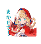 赤ずきんちゃんのメルヘン日常♡（個別スタンプ：20）